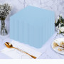 CEILIWEN Lot de 100 serviettes de table en papier de qualité supérieure - Bleu layette - 33 x 33 cm - Élégantes couleurs unies -