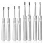 CODIRATO Kit Outils de Couture en Cuir DIY Cuir Kit Outils en Acier Inoxydable Outils Travail du Cuir pour DIY Artisanat Rainure