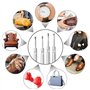 CODIRATO Kit Outils de Couture en Cuir DIY Cuir Kit Outils en Acier Inoxydable Outils Travail du Cuir pour DIY Artisanat Rainure