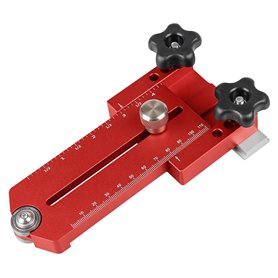 Guide de gabarit de scie à table long et fin pour répéter les coupes de bande étroite