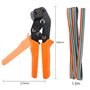 Proster Dupont Outils à sertir SN-28B avec 1550 connecteurs Dupont mâle/Femelle de 0,1 à 1,0 mm² pour connecteur KF2510 2,54 mm 