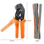 Proster Dupont Outils à sertir SN-28B avec 1550 connecteurs Dupont mâle/Femelle de 0,1 à 1,0 mm² pour connecteur KF2510 2,54 mm 