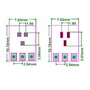 NewZoll 50 pcs Sot23 au SIP/Sot23–3 au Dip Planche de Commutation diode Zener Field Effect Transistor
