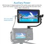 Feelworld F6 + Batterie + Chargeur de Batterie + Cordons Micro et Mini HDMI 5,7 Pouces FHD IPS sur caméra 4K Moniteur HDMI avec 