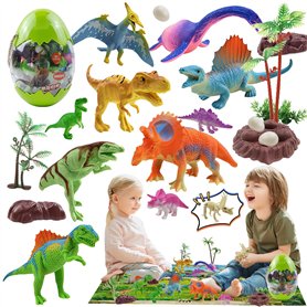 XUNIVERS Jouet Dinosaure avec Tapis de Jeu