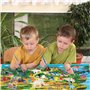 Dinosaure Jouet Kit de Peinture, Dinosaure Jouet Garcon Kit Peinture avec 12 Figurines Dino et 2 Voitures Jouet Dinosaure, Activ