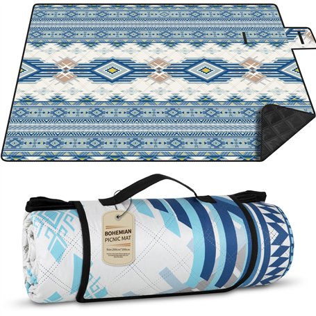 SanRes Tapis de Pique-Nique Imperméable 200x200 cm