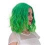 Ce & ci Femmes Costume Perruque de longueur moyenne cheveux bouclé ondulé Motif fête de cosplay perruque synthétique BOB résista