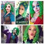 Ce & ci Femmes Costume Perruque de longueur moyenne cheveux bouclé ondulé Motif fête de cosplay perruque synthétique BOB résista