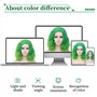 Ce & ci Femmes Costume Perruque de longueur moyenne cheveux bouclé ondulé Motif fête de cosplay perruque synthétique BOB résista