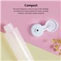 3 Ensemble de Voyage Bottle Portable Conteneur de distribution de dentifrice Rechargeable Vide Squeezable Distributeur Tube Ména