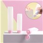 3 Ensemble de Voyage Bottle Portable Conteneur de distribution de dentifrice Rechargeable Vide Squeezable Distributeur Tube Ména