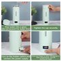 500ML Mini Bouilloire portable Electrique de Voyage, 4 Temperatures Bouilloire Electrique, Acier inoxydable 304 avec Brosses et 