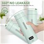 500ML Mini Bouilloire portable Electrique de Voyage, 4 Temperatures Bouilloire Electrique, Acier inoxydable 304 avec Brosses et 