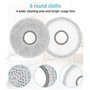 24 Kit Pièces d'rechange Compatible pour ECOVACS DEEBOT T50 Max / T50 Pro / T50 Omni / T50 Pro Omni / T50 Max Pro,4 Filtres,6 Br