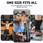 Fitness Crochets d'haltérophilie pour hommes et femmes (paire) - Sangle Tirage Musculation avec Antidérapants, Sangle Musculatio