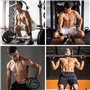 Fitness Crochets d'haltérophilie pour hommes et femmes (paire) - Sangle Tirage Musculation avec Antidérapants, Sangle Musculatio
