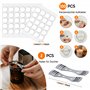 Kit de cire de soja de qualité supérieure - Cire de soja naturelle - Mèches 100 % coton - 100 autocollants pour mèche - 2 suppor