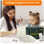 Kit de cire de soja de qualité supérieure - Cire de soja naturelle - Mèches 100 % coton - 100 autocollants pour mèche - 2 suppor