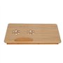 Mini table d’appoint ou bureau repliable en bois pour ordinateur portable et notebook à hauteur ajustable avec tiroir et tablett