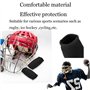 SIXHAOBU 2 pcs Casque Pad Menton Protecteur Football Helmet Casque Menton Garde Casque Casque Menton Garde Casque Mentonnière po