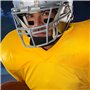 SIXHAOBU 2 pcs Casque Pad Menton Protecteur Football Helmet Casque Menton Garde Casque Casque Menton Garde Casque Mentonnière po