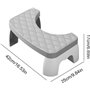 Tabouret De Toilette Physiologique | Marche Pied Toilette pour Adultes Et Enfant | Marche Pied WC pour Adulte | Repose Pied en P