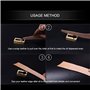 Yosoo Accessoire de Maroquinerie Applicateur de Huile sur Cuir Outil pour appliquer de l’Huile au Bord de Cuir Bricolage Artisan