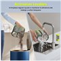 HYCHIKA Aspirateur Matelas Aspirateur Anti Acariens - 15kPa Aspiration et 273 nm Ultrasons Chauffage Filtre HEPA Brosse Rotative