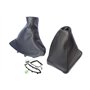 The Tuning-Shop Ltd Soufflet de frein à main + cadre compatible avec BMW X3 E83 en cuir
