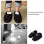 DODUOS 5pcs Couvre-Chaussures Réutilisables,Couvre-Chaussures Antidérapants Lavables,Couvre-Chaussures Anti-poussière,Couvre-Cha