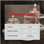 HD8-90 Lot de 90 piles à combustible pour bougie chauffe-plat liquide 8 heures
