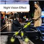 30pièces Avertissement Sécurité Autocollants Réfléchissants Visibilité Nocturne Autocollant Adhésif Étanche Éclairage Bande Réfl