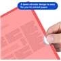 MIVIDE 64pcs Chemises Plastique, 8 Couleurs Vives Dossier en Plastique, Dossier Pochette sous Chemise Plastique A4 Coloré pour D
