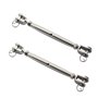 Lot de 2 tendeurs à vis M10 en acier inoxydable 304 avec corps fermé