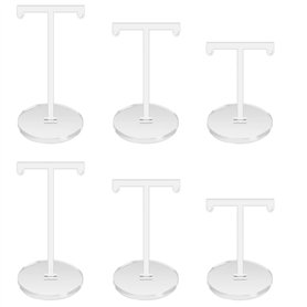 Yangfei 6 pcs Organisateur de Boucles d'oreilles Transparent