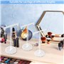 Yangfei 6 pcs Organisateur de Boucles d'oreilles Transparent, Présentoirs Boucle Oreille en Acrylique Support de Boucle d'oreill