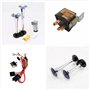 YIYDA Car Horn klaxon de camion 150DB klaxon d'air de voiture Chrome Zinc double trompette corne d'argent avec compresseur 12V h