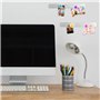 Tableau Magnétique Mural pour Photo, Tableau D'affichage avec 10 Pièces Colorés Aimants pour Tableau Magnetique Frigo Bureau 4 P