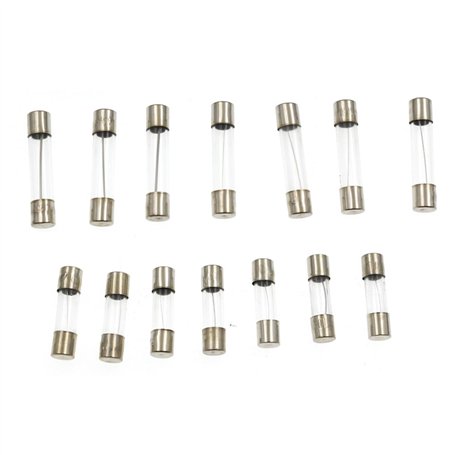 360 Pièces Fusibles à soufflage Ménage Remplacement Accessoires Composant Électrique Universel DIY Verre Tube Fusibles Kit Rempl