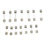 360 Pièces Fusibles à soufflage Ménage Remplacement Accessoires Composant Électrique Universel DIY Verre Tube Fusibles Kit Rempl