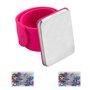 LAITER 1 Pcs Porte Magnétique avec Bracelet Claquer et 200 Pcs Epingles à Tête en Verre Multicolore Coussin Aimanté à Aiguilles