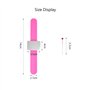 LAITER 1 Pcs Porte Magnétique avec Bracelet Claquer et 200 Pcs Epingles à Tête en Verre Multicolore Coussin Aimanté à Aiguilles 