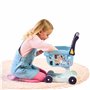BlueY Le Chariot de avec des Roues fonctionnelles et Une poignée rotative. Mesure 49 cm de Haut, Taille idéale pour Les Bambins,