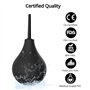T2 Poire de Lavement 224ml - Douche Anale Homme & Femme - 2 Embouts Amovibles & Confortables (1 Souple & 1 Rigide) - Kit Médical