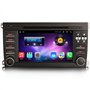 Erisin 8 Cœurs 4GO+64GO Android 14 Autoradio Stéréo pour Porsche Cayenne GPS Navi Bluetooth CarPlay sans Fil Android Auto Dab+ D