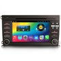 Erisin 8 Cœurs 4GO+64GO Android 14 Autoradio Stéréo pour Porsche Cayenne GPS Navi Bluetooth CarPlay sans Fil Android Auto Dab+ D