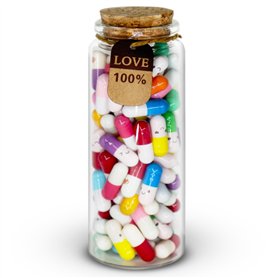 Mczcent 100Pcs Capsule Message