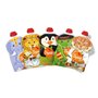 SQUIZ Lot de 5 Gourdes Réutilisables 130ml | Collection Carnaval | Pour Bébé