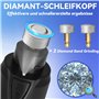 PQETBV Lime Griffe Chien Electrique avec Lumière et 2 Roues, Broyeur D'ongles pour Animaux à Faible Bruit, Coupe-Ongles Electriq